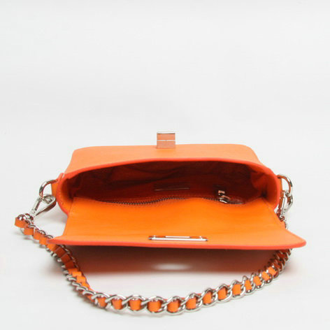 2014 Prada saffiano calfskin shoulder bag BT0830 dark orange